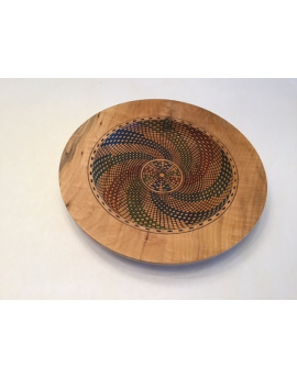 Raymond Sapergia - Spiral Basket Illusion Platter