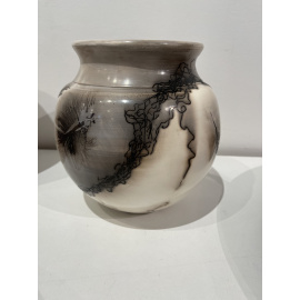 Jane Murray-Smith - Horsehair and Feather large vase