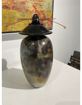 Geoff Searle - Medium Tall Vase with Lid