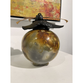 Geoff Searle - Medium Round Vase with Lid