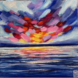 Wendy Oppelt - Sea Glass Sunset