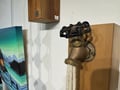 Brass Faucet with Felted Merino Wool Flowers  - Alternate view