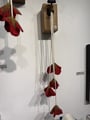Brass Faucet with Felted Merino Wool Flowers  - Main view