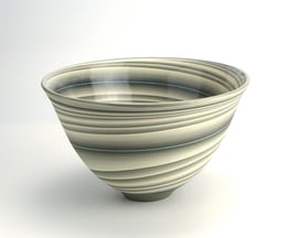 Isako Suzuki - Neriage Bowl Grey