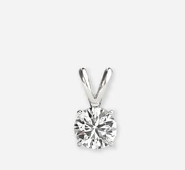 Starlight Creations - Round Brilliant Lab Diamond Necklace