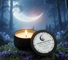 Lunauria Lux Candles - Astris Botanica Travel Tin