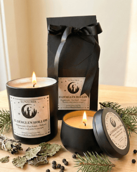 Lunauria Lux Candles - Elderglen Hollow