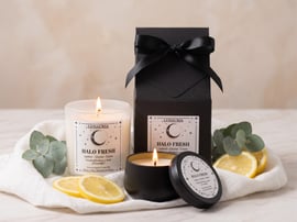 Lunauria Lux Candles - Halo Fresh
