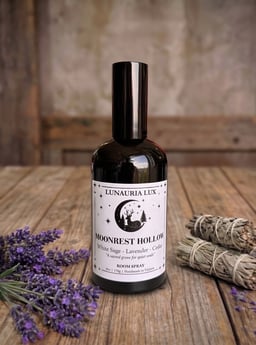 Lunauria Lux Candles - Moonrest Hollow Room Spray