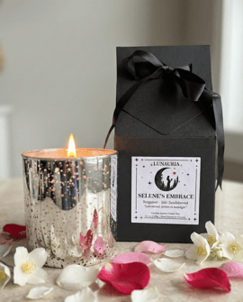 Lunauria Lux Candles - Selene's Embrace Limited Edition Starlight Vessel