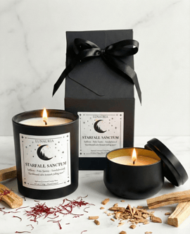 Lunauria Lux Candles - Starfall Sanctum