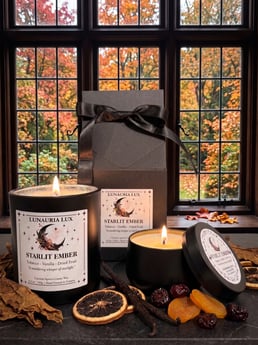 Lunauria Lux Candles - Starlit Ember