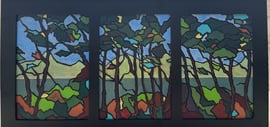 Angele Prefontaine - Forest Mosaic - Triptych
