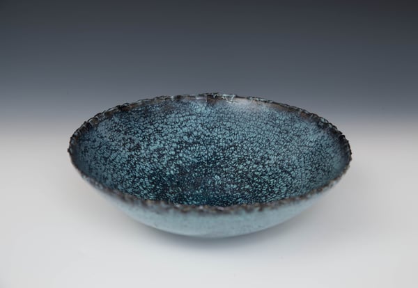 Dark Blue Bowl by Mary Fox