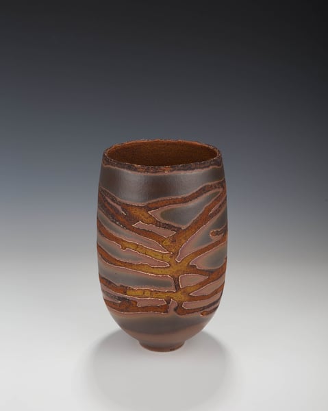 Chartreuse Vessel by Mary Fox