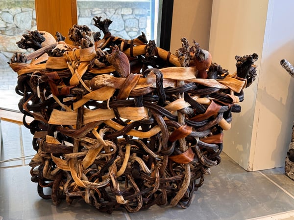 Large mixed Kelp Basket by Grant Warrington