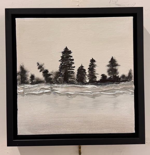 Reflective Shoreline by Donna Anderson