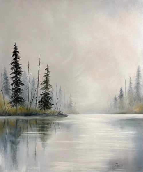 Autumn on the Lake by  Trenova