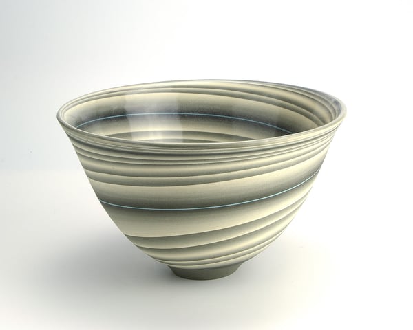 Neriage Bowl Grey by Isako Suzuki