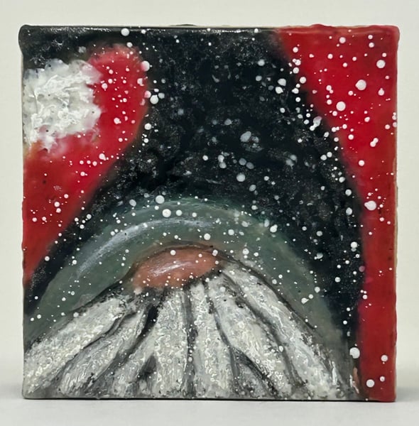 Santa Gnome 15 by Cindy Obuck