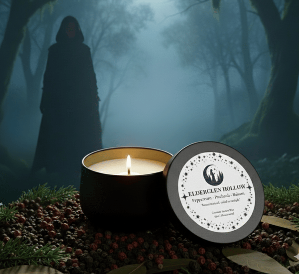 Elderglen Hollow Travel Tin by Lunauria Lux Candles