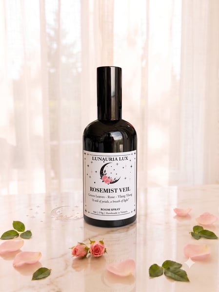 Rosemist Veil Room Spray by Lunauria Lux Candles