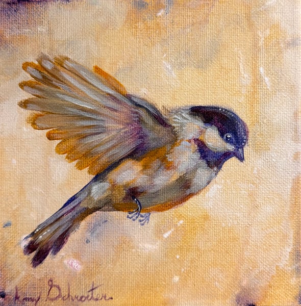 Chickadee II by Amy Schroeter