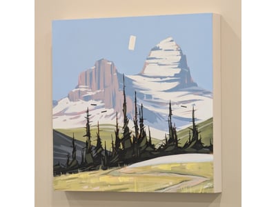 Original acrylic painting on a gallery wood panel, ready to hang.