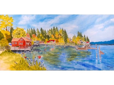 Childhood Home Painting