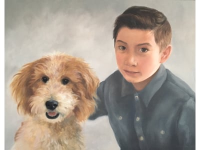 Poppy and Friend Painting